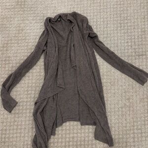 Barefoot Dreams Cozy Open Cardigan - Brown